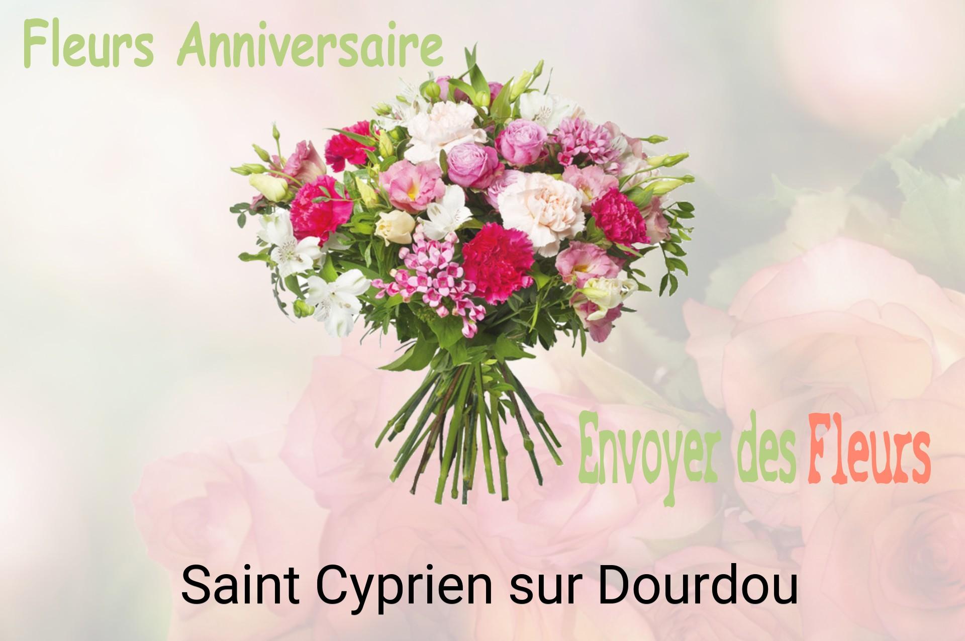 Bouquet de fleurs d’anniversaire livré à Saint-Cyprien-sur-Dourdou