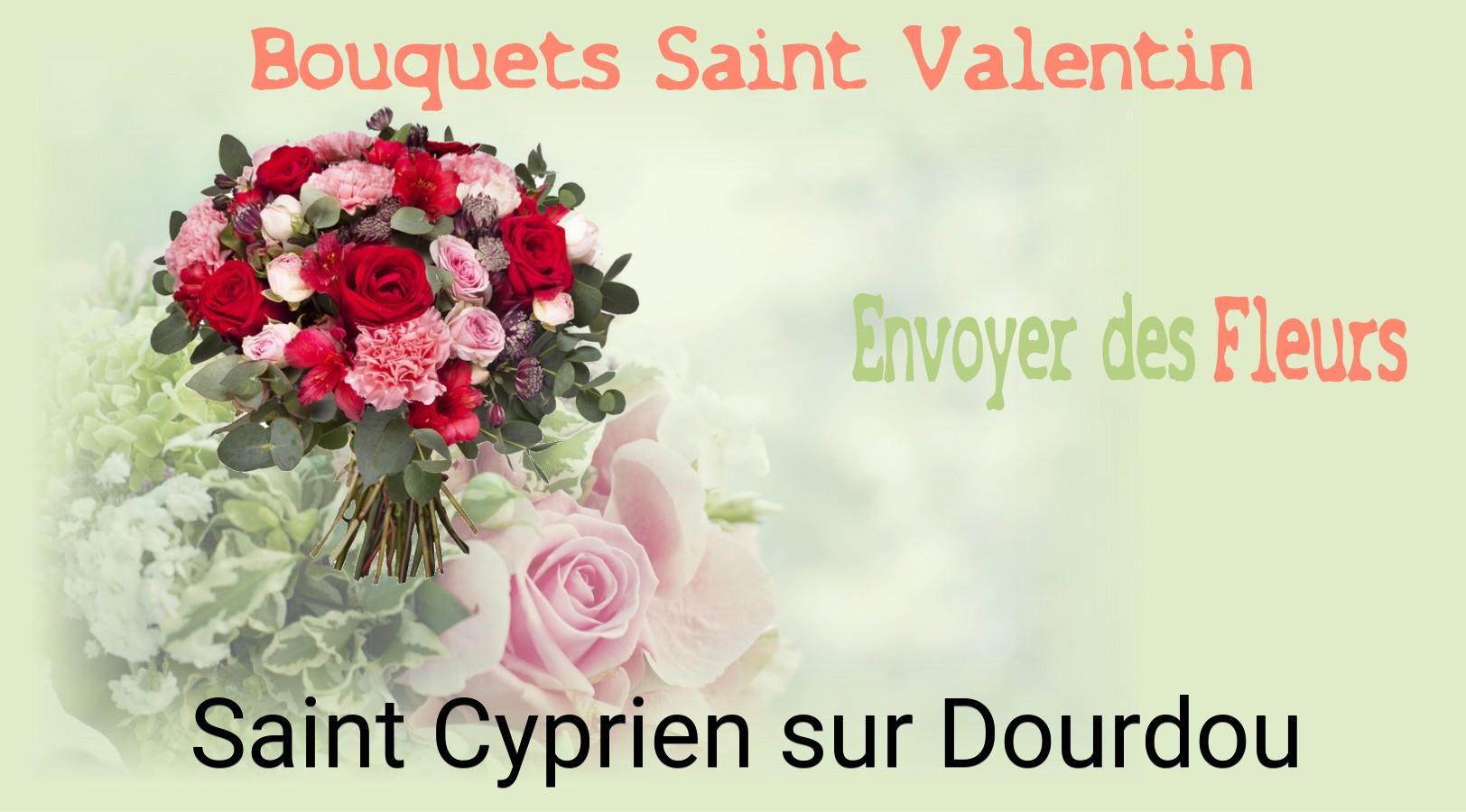Roses de Saint-Valentin livrées à Saint-Cyprien-sur-Dourdou